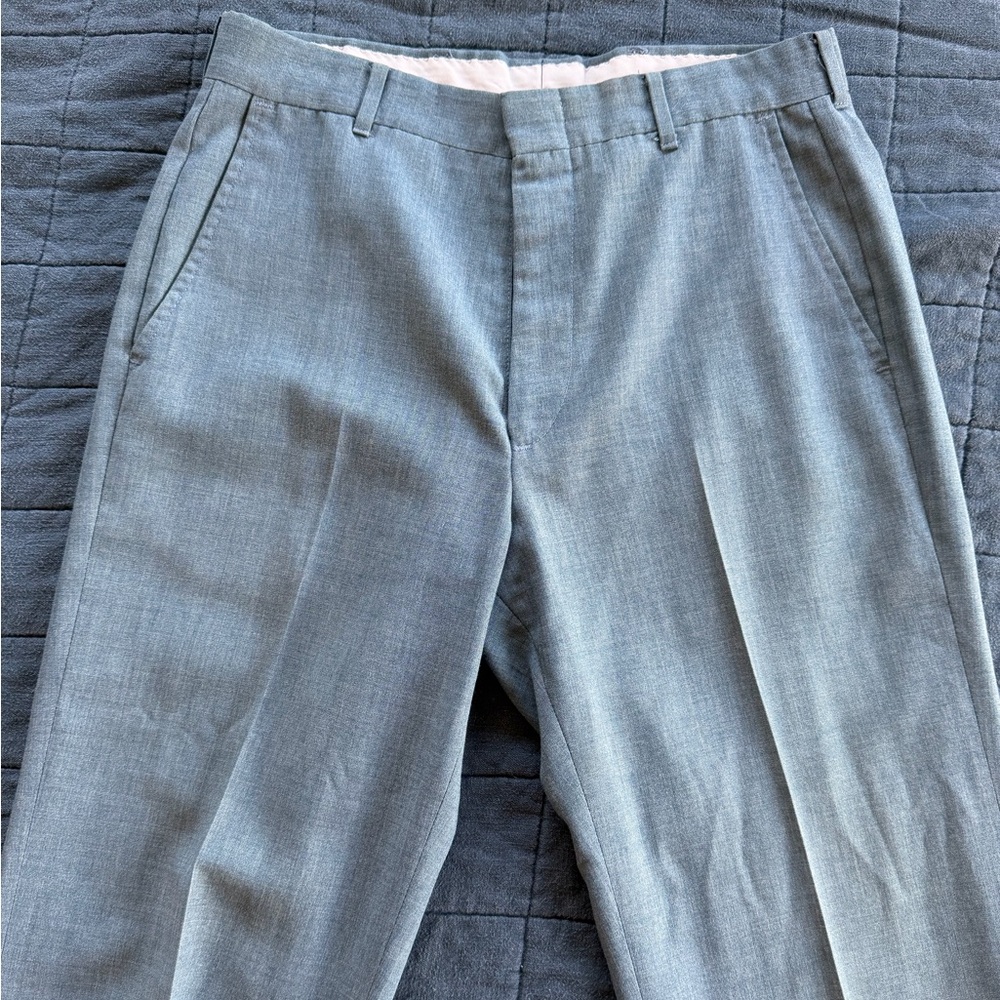 Vintage Levi’s Menswear pleated baby blue slacks / pants